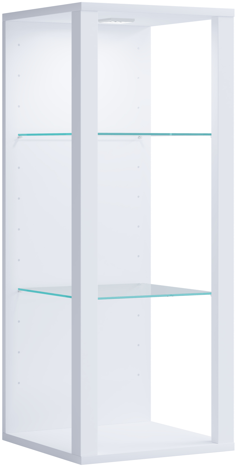 Wandvitrine GLASOL MW - weiß - 35x90 cm