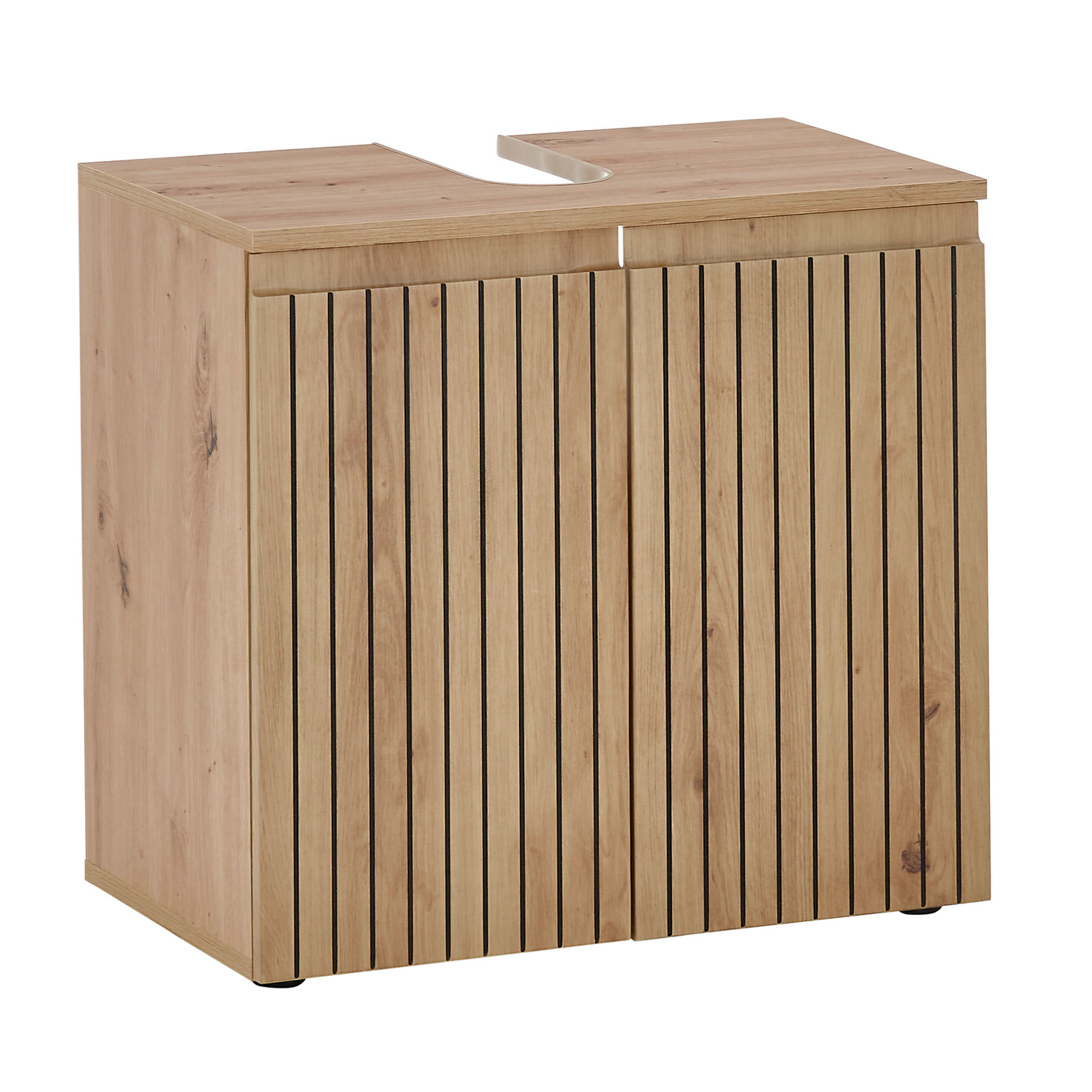 Waschbeckenunterschrank - Artisan Eiche - 2 Türen - 60 cm