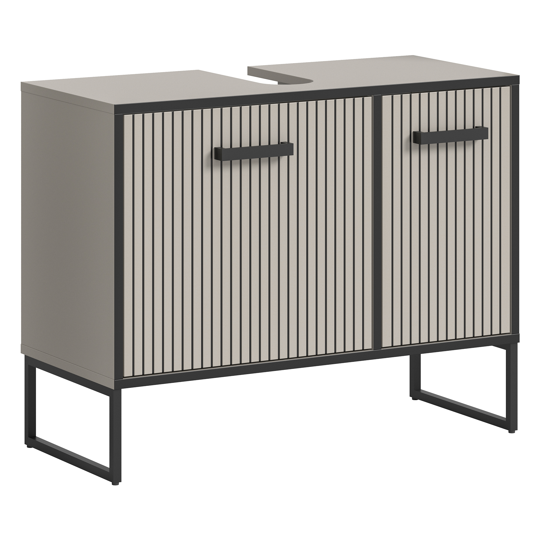 Waschbeckenunterschrank BAGNO - Kaschmir - 80 cm breit