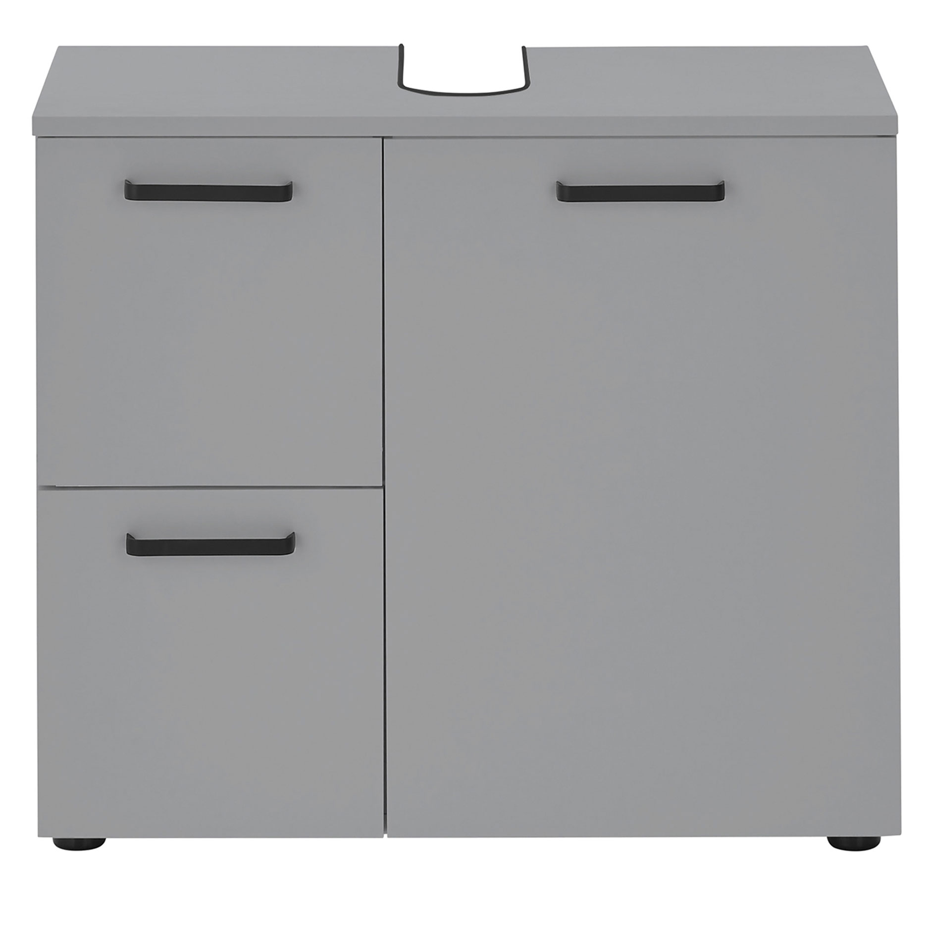 Waschbeckenunterschrank - grau - 70 cm breit