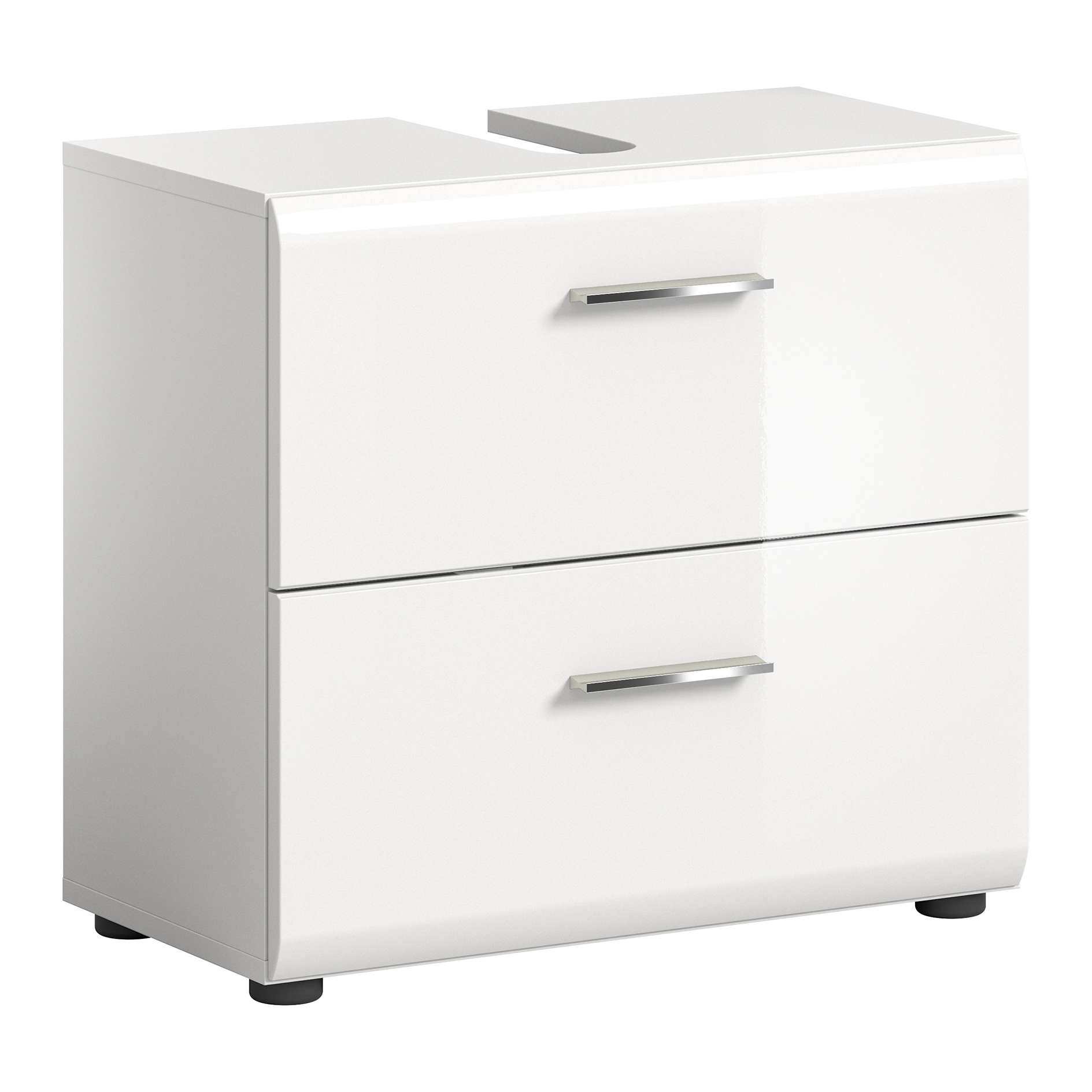 Waschbeckenunterschrank ICE - weiß Hochglanz - 60 cm