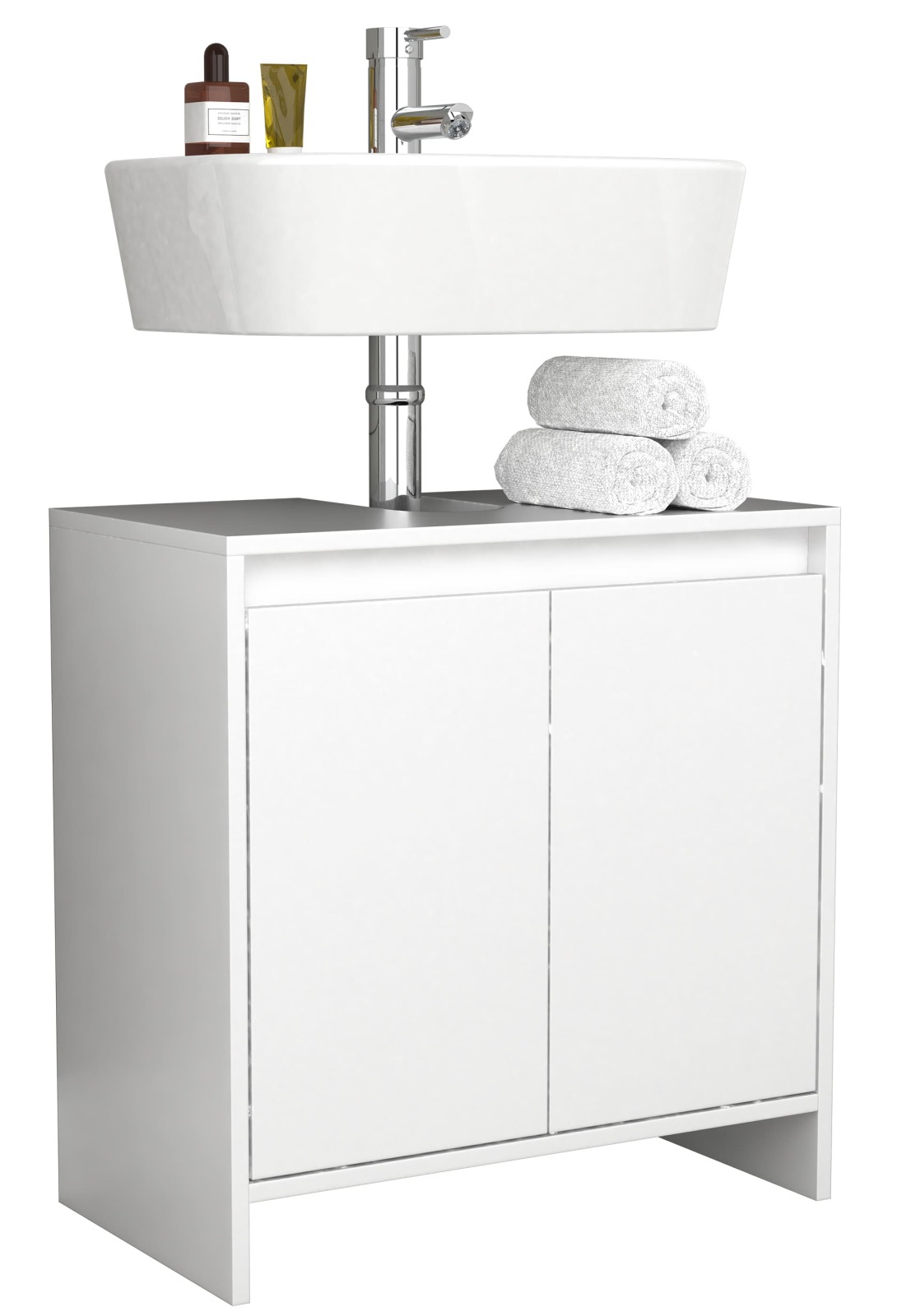 Waschbeckenunterschrank MALIRA - weiß - 58 cm breit