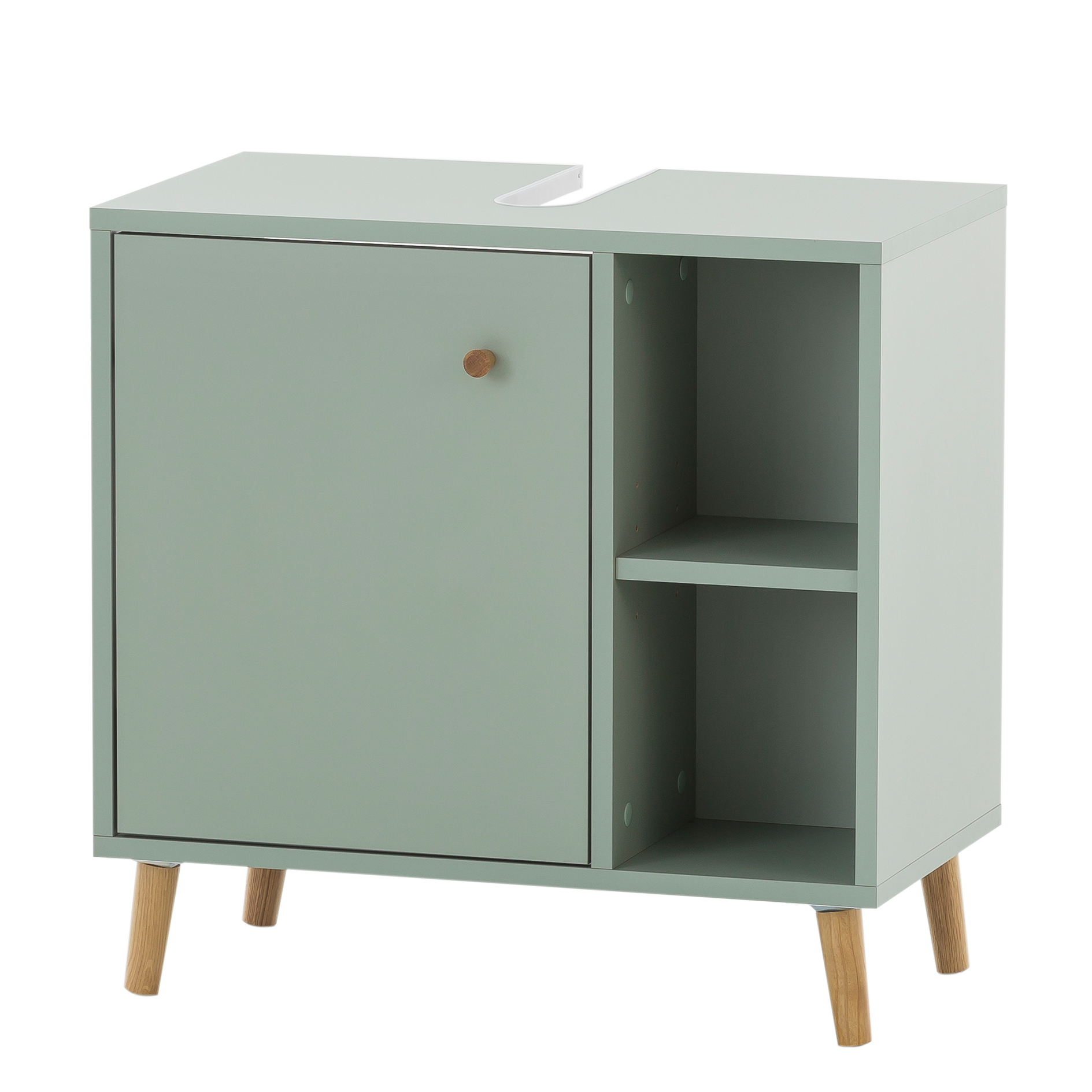 Waschbeckenunterschrank - pistazie - 60,2 cm breit