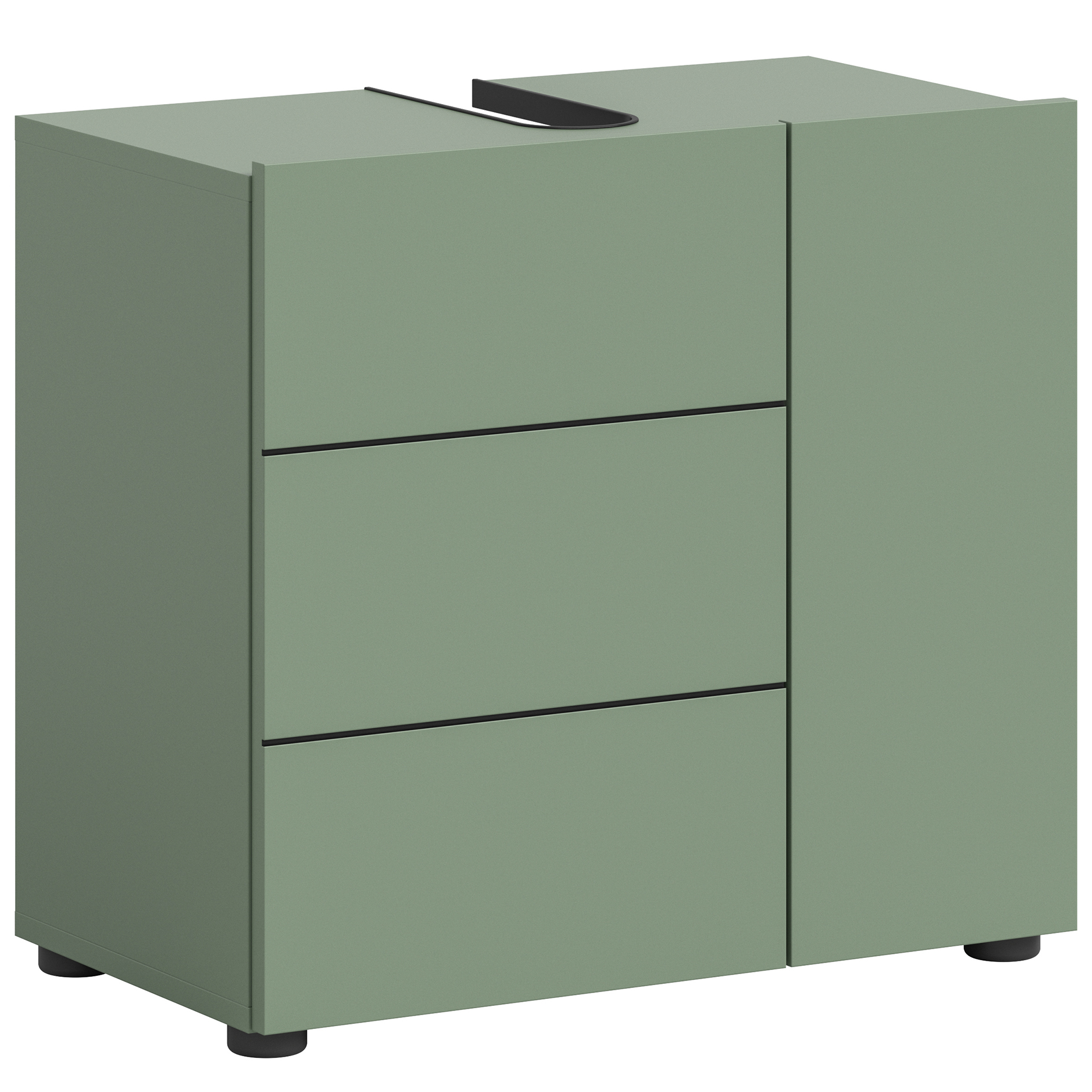 Waschbeckenunterschrank VIRA - Smoke Green - 60 cm