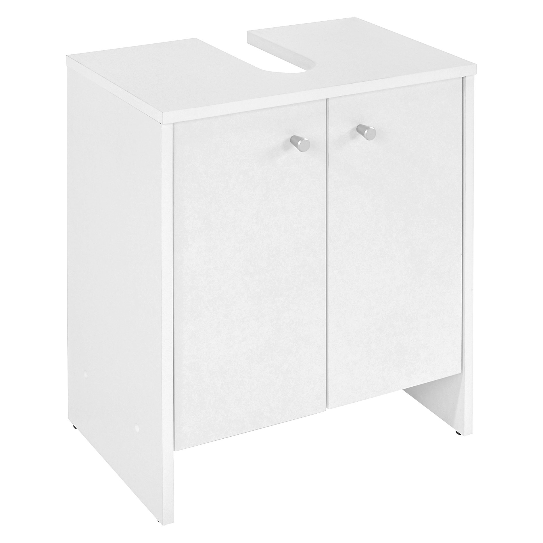 waschbeckenunterschrank - weiß - 50 cm breit