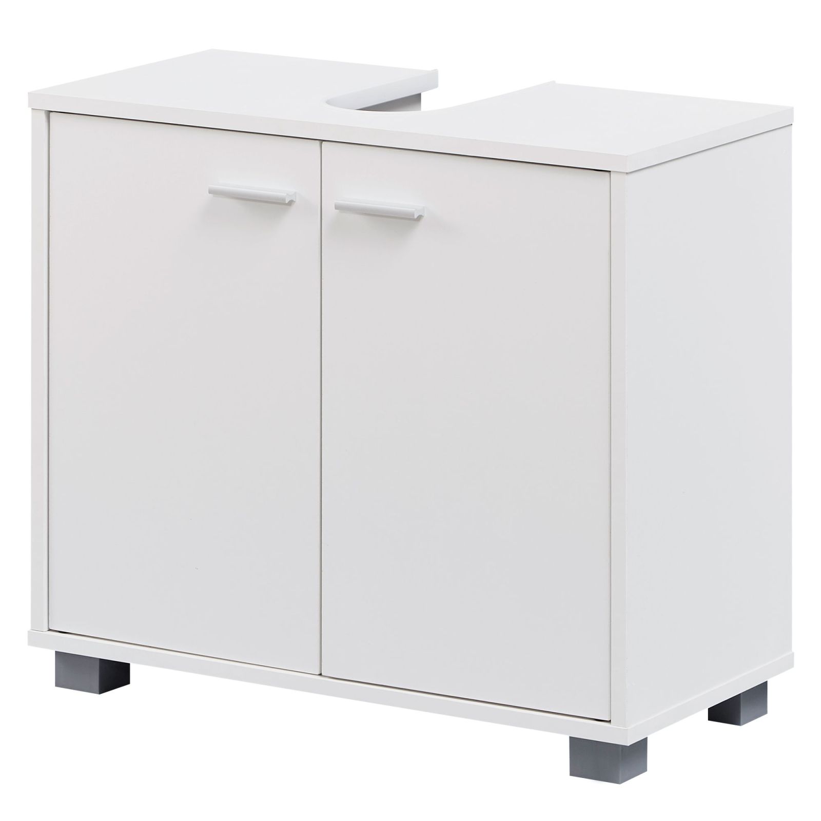 Waschbeckenunterschrank - weiß - 60 cm