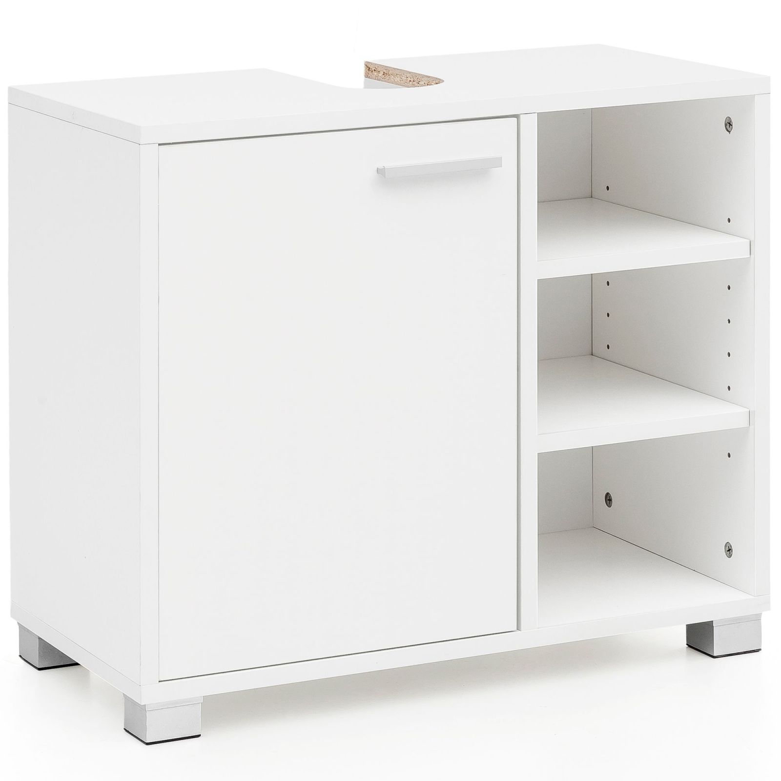 Waschbeckenunterschrank - weiß - 60 cm