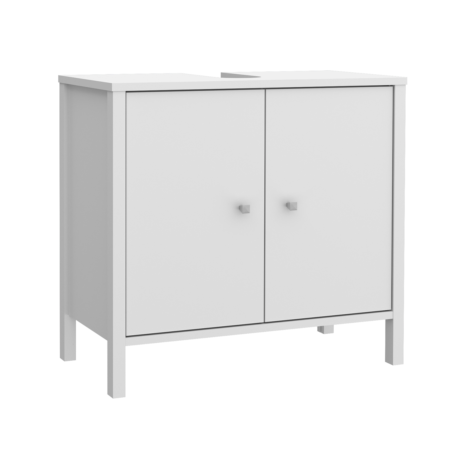 Waschbeckenunterschrank - weiß - 64 cm