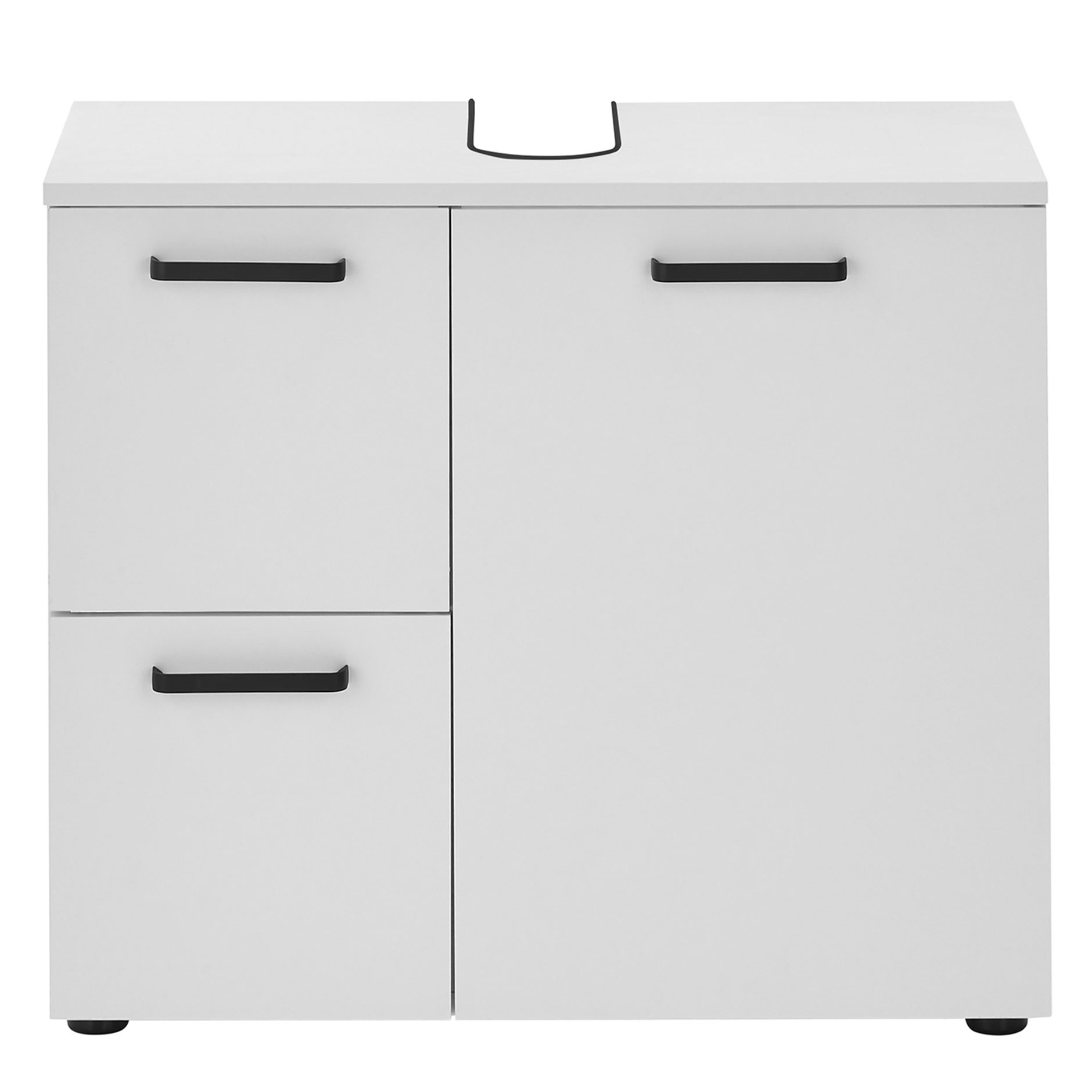 Waschbeckenunterschrank - weiß - 70 cm breit