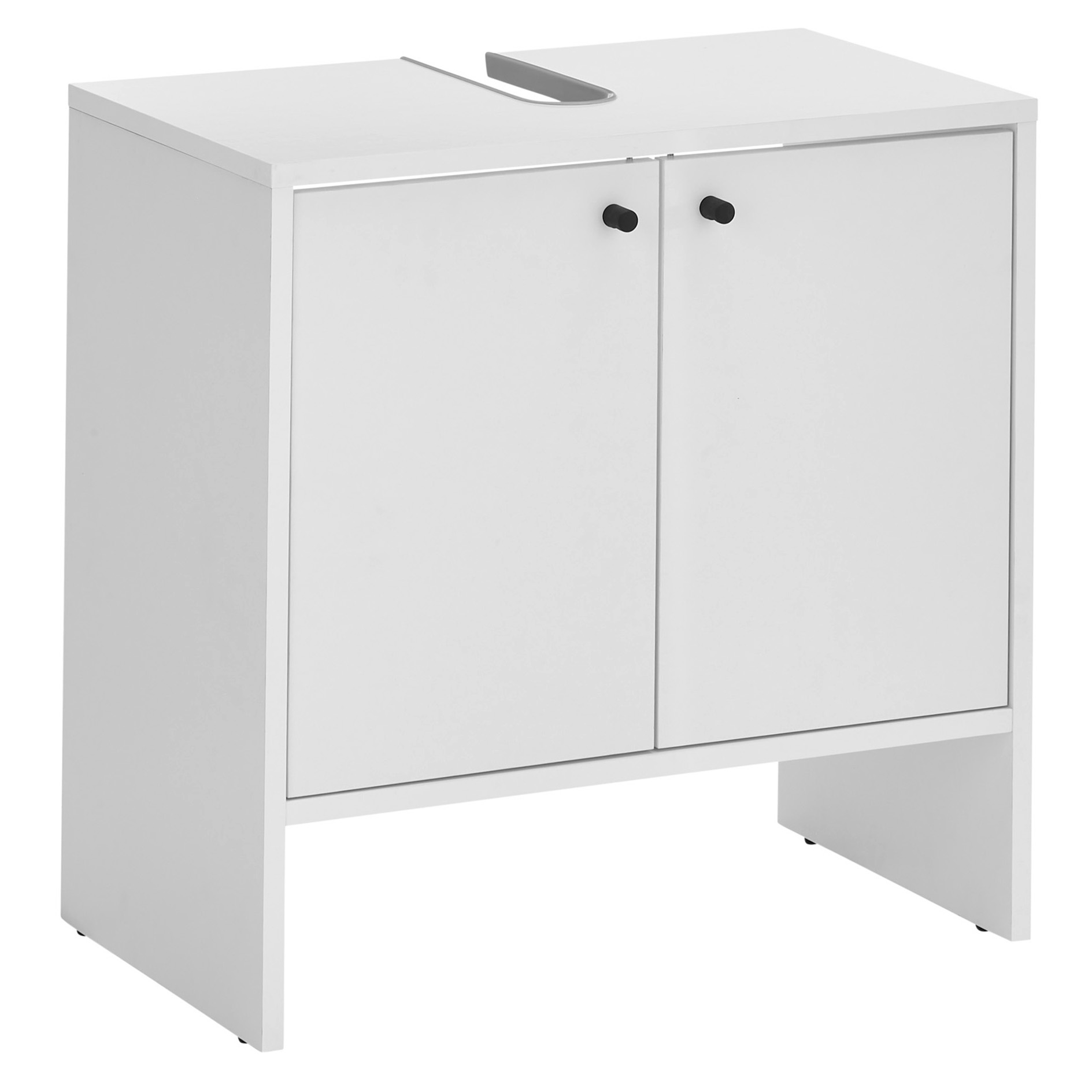 Waschbeckenunterschrank - weiß matt - 60 cm breit