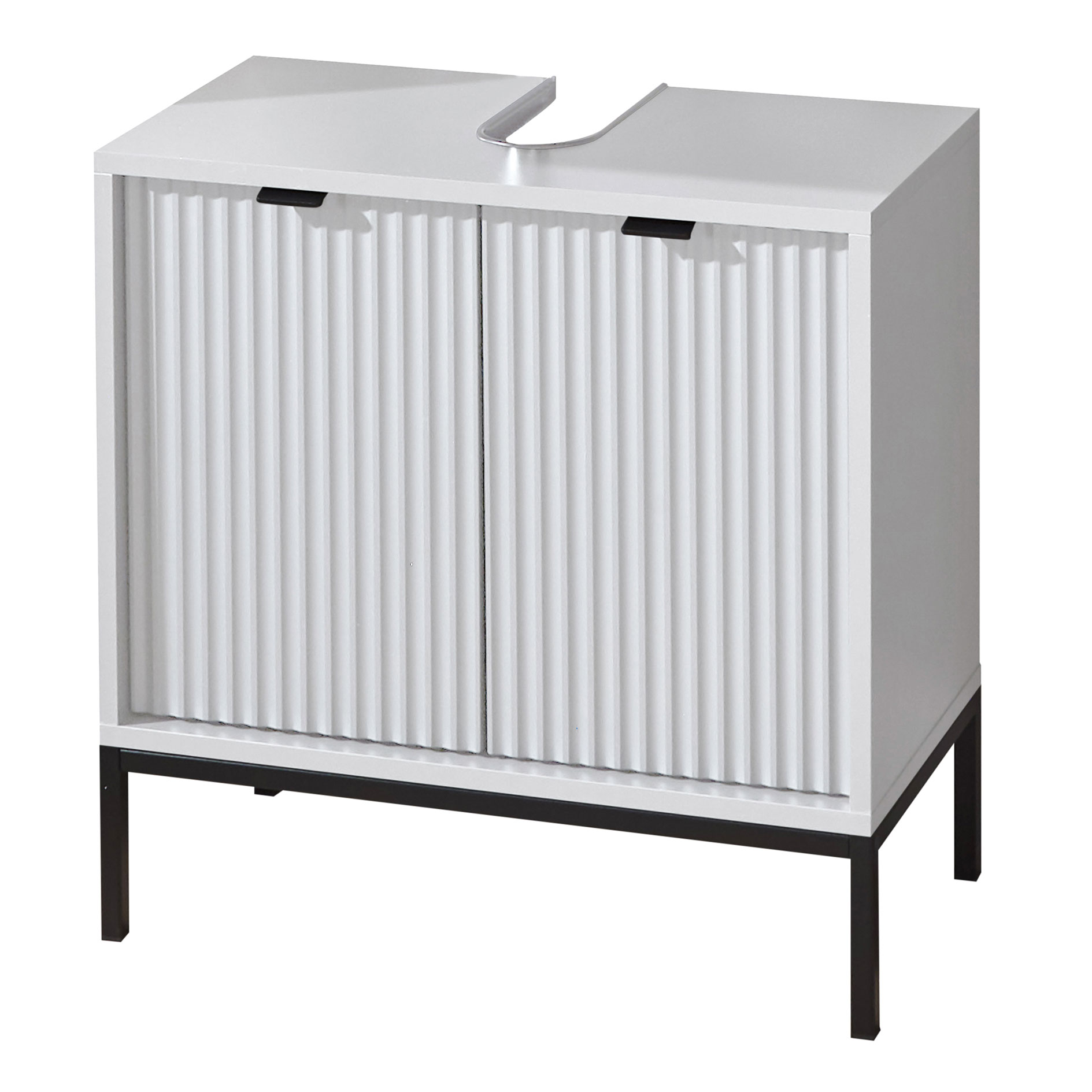 Waschbeckenunterschrank - weiß matt - 60 cm