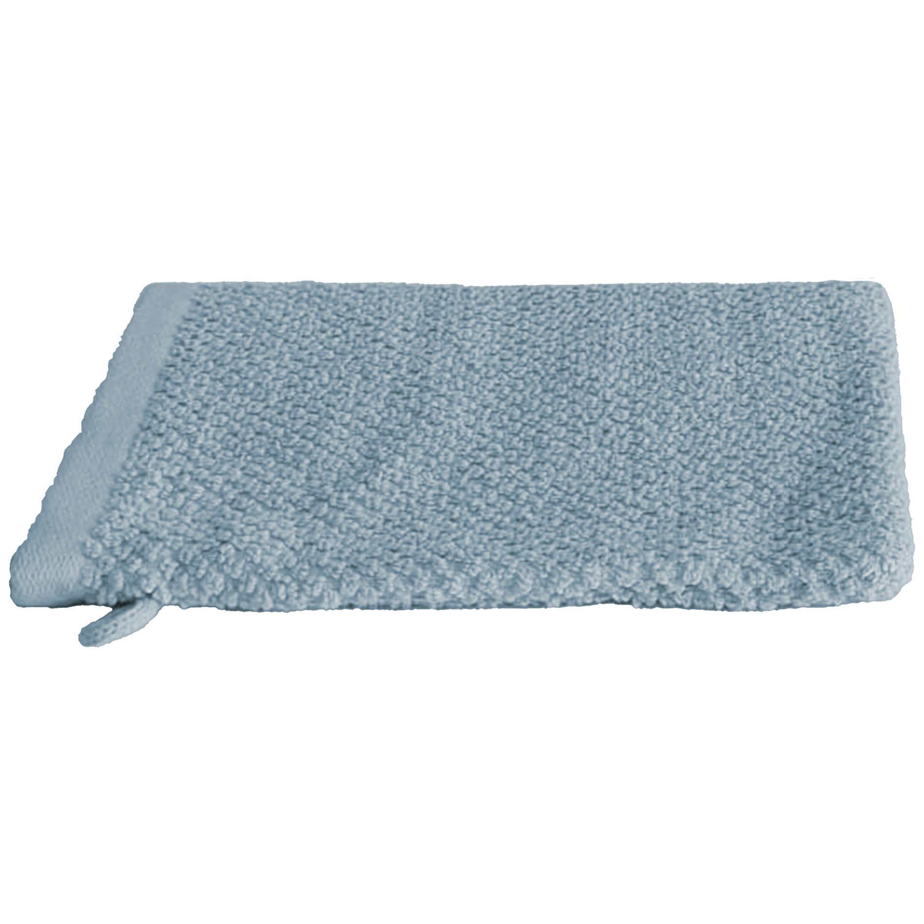 Waschhandschuh - blau - Baumwolle - 16x21 cm