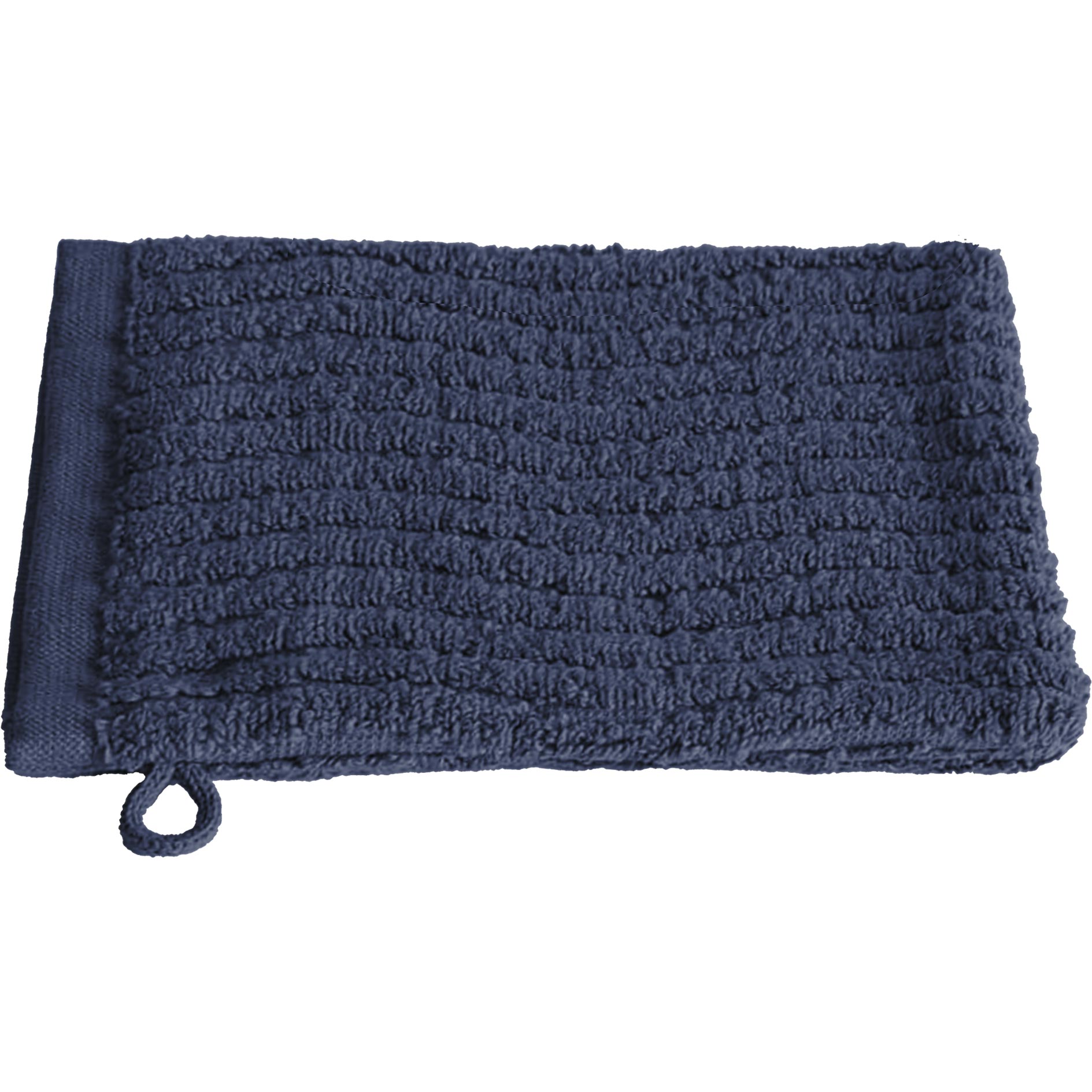 Waschhandschuh - blau - Baumwolle - 16x21 cm