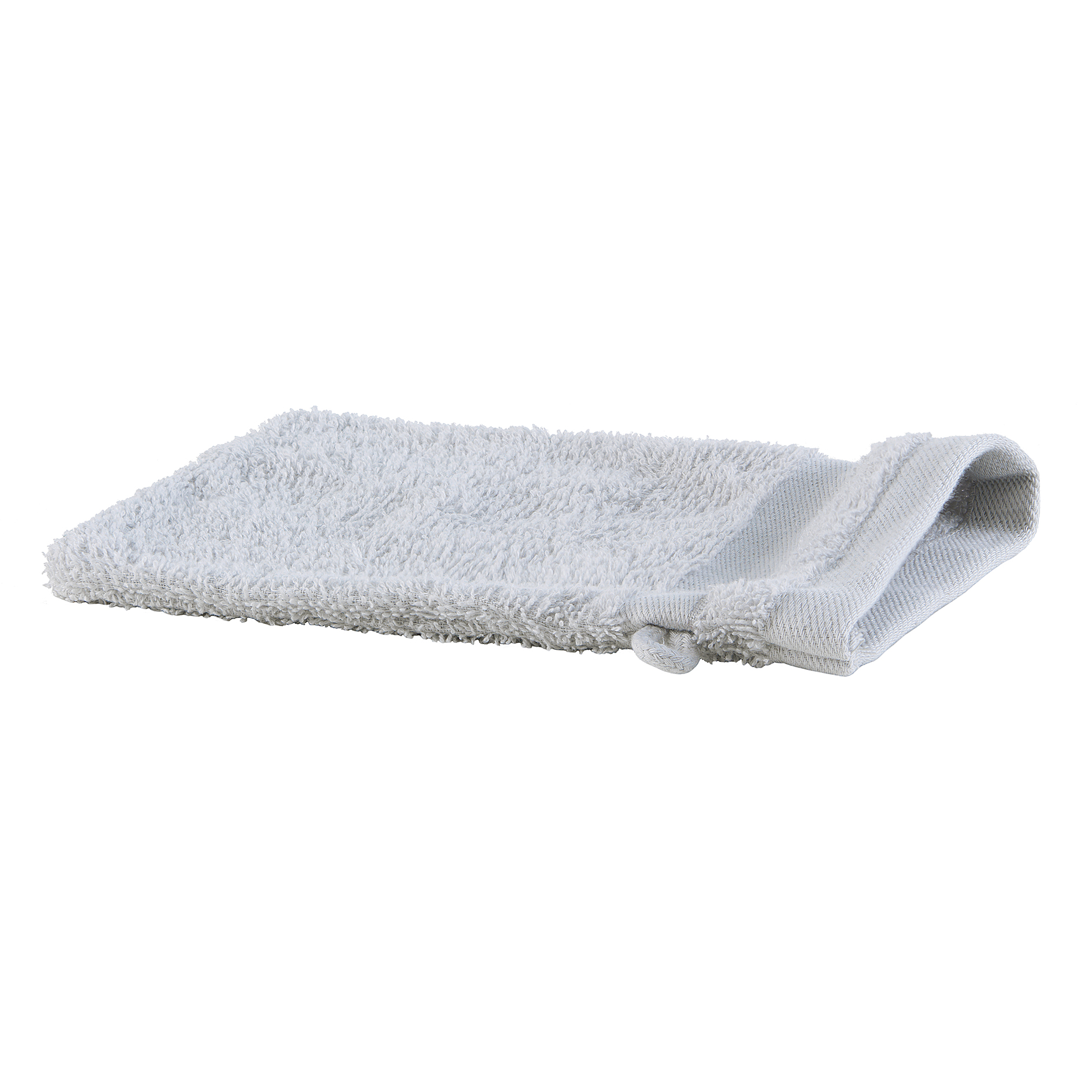 Waschhandschuh - silber - Baumwolle