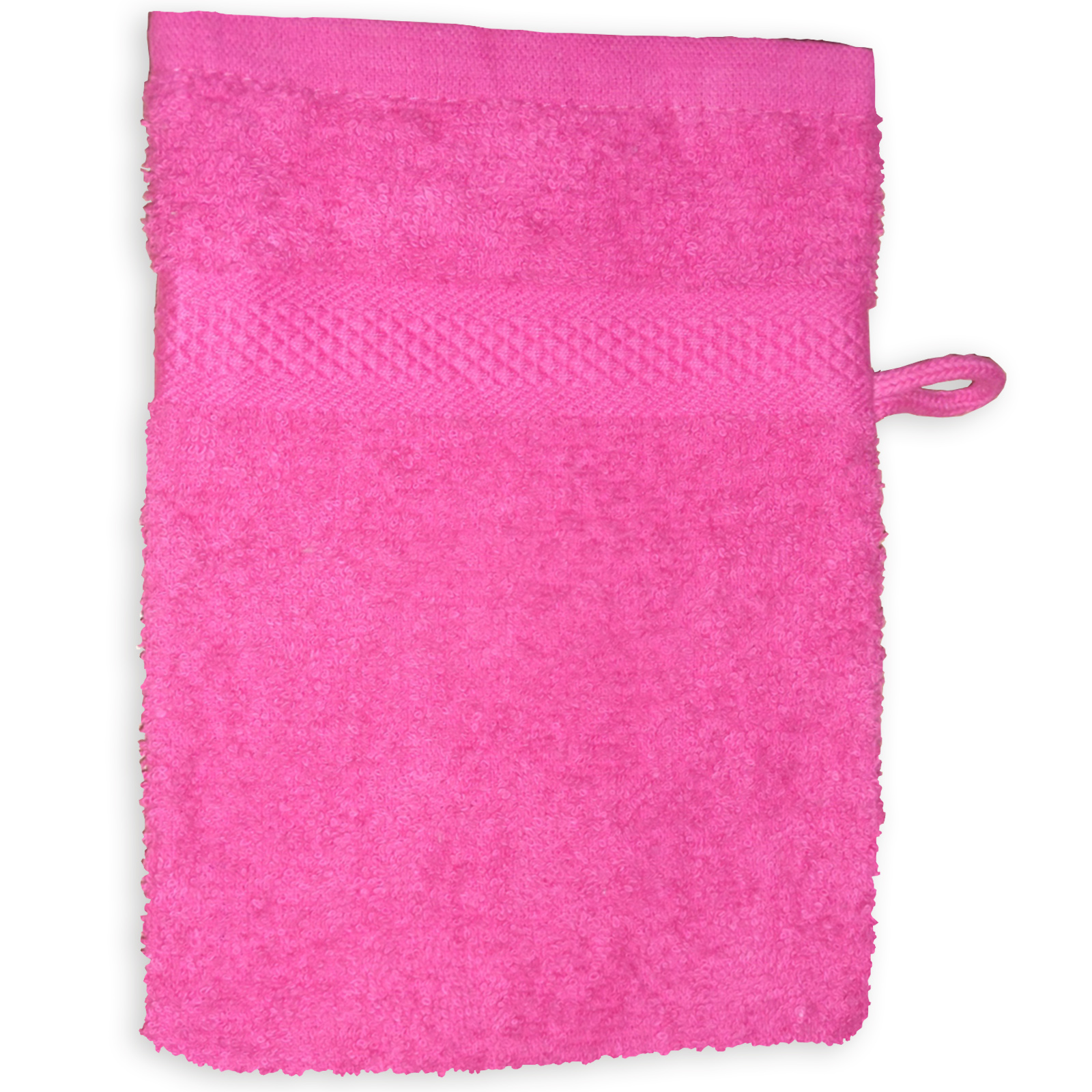 Waschlappen - fuchsia - Baumwolle