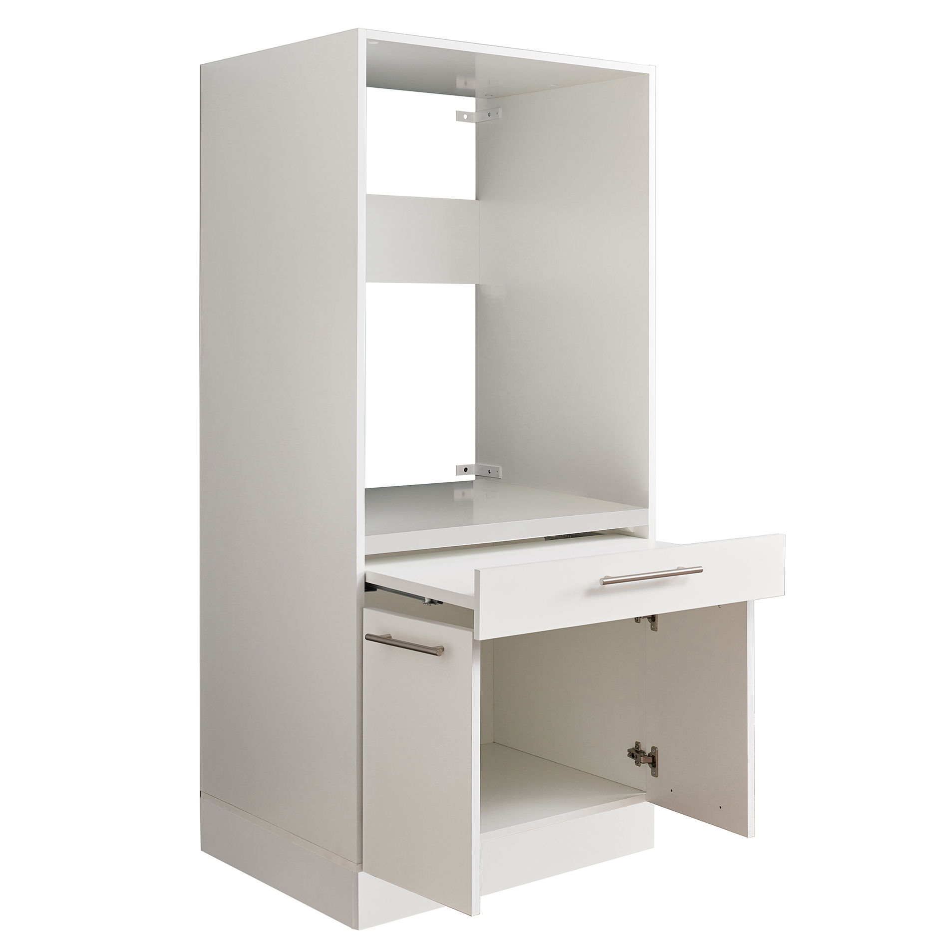 Waschmaschinenschrank - weiß - 68 cm breit
