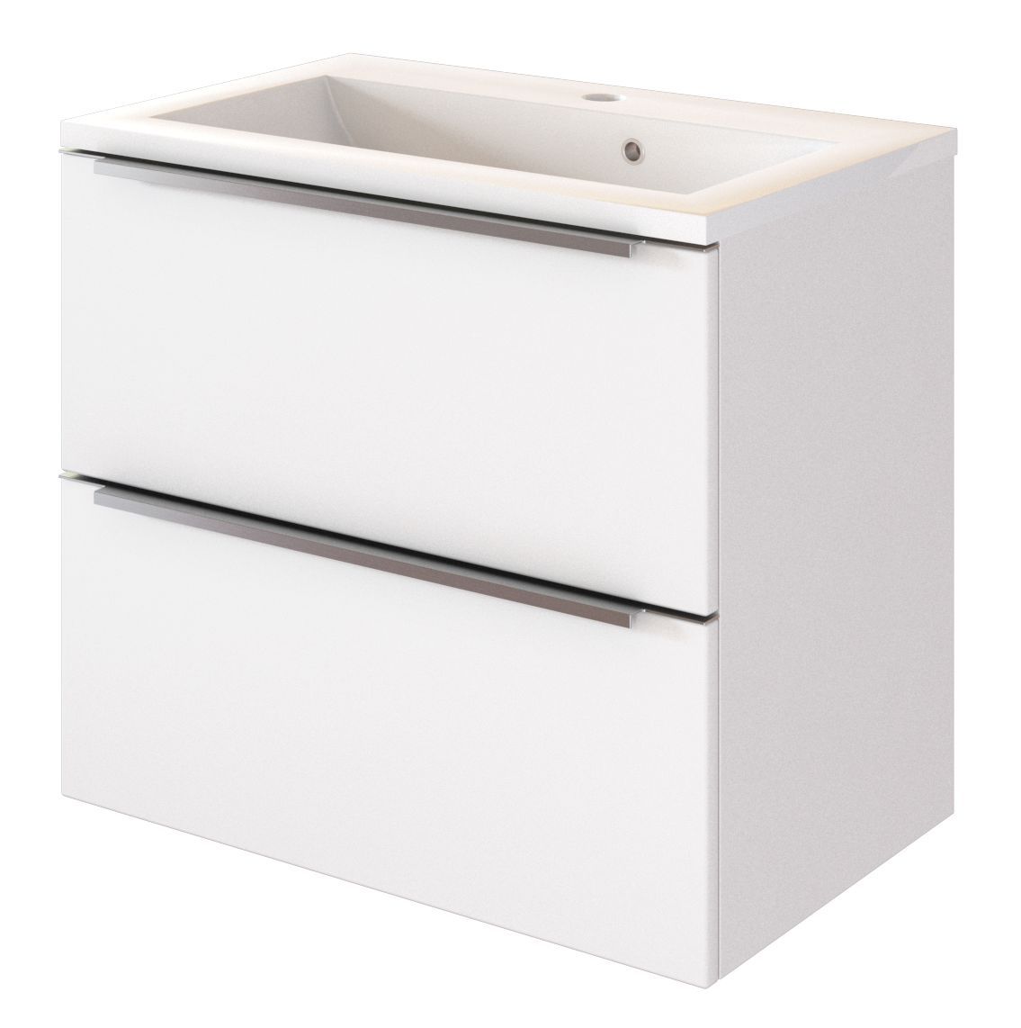 Waschtisch GARDA - weiß matt - weiß - 60 cm