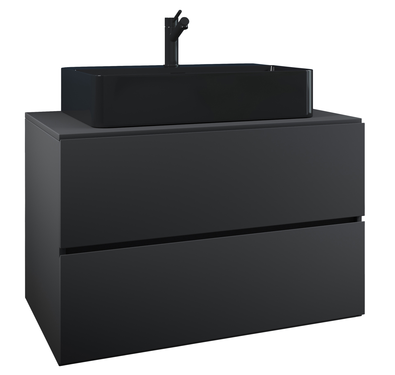 Waschtisch LENDAS BL S - anthrazit - 80 cm