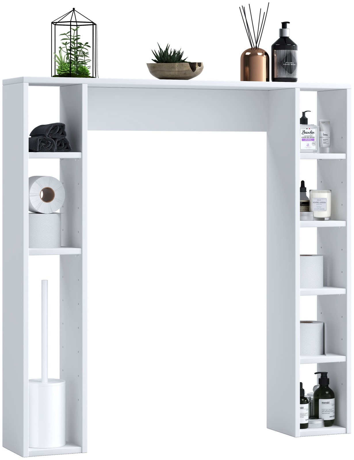 WC-Schrank TINOLI M - weiß - 98x100 cm