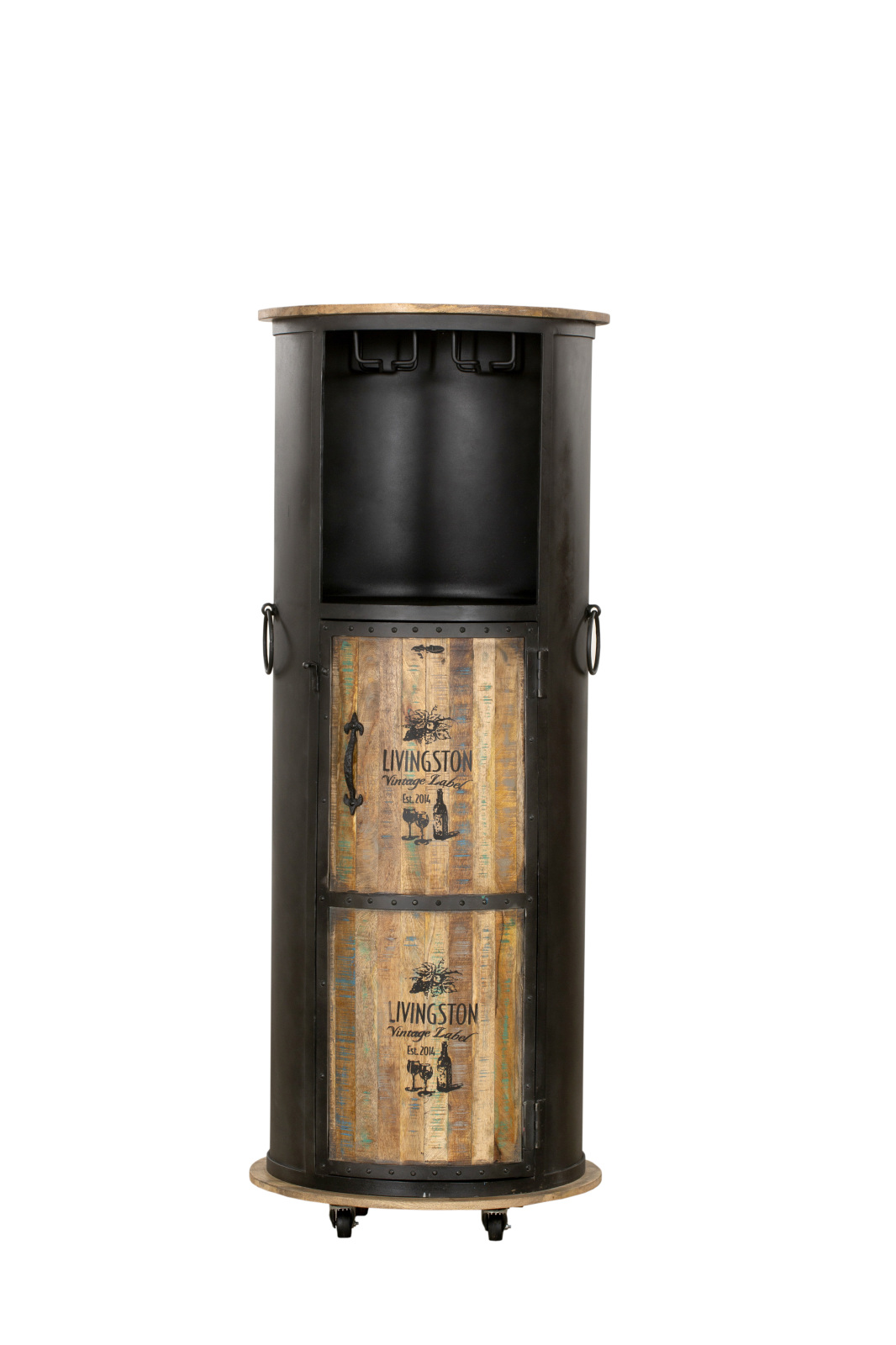Weinbar LUNI - braun-schwarz - 155 cm