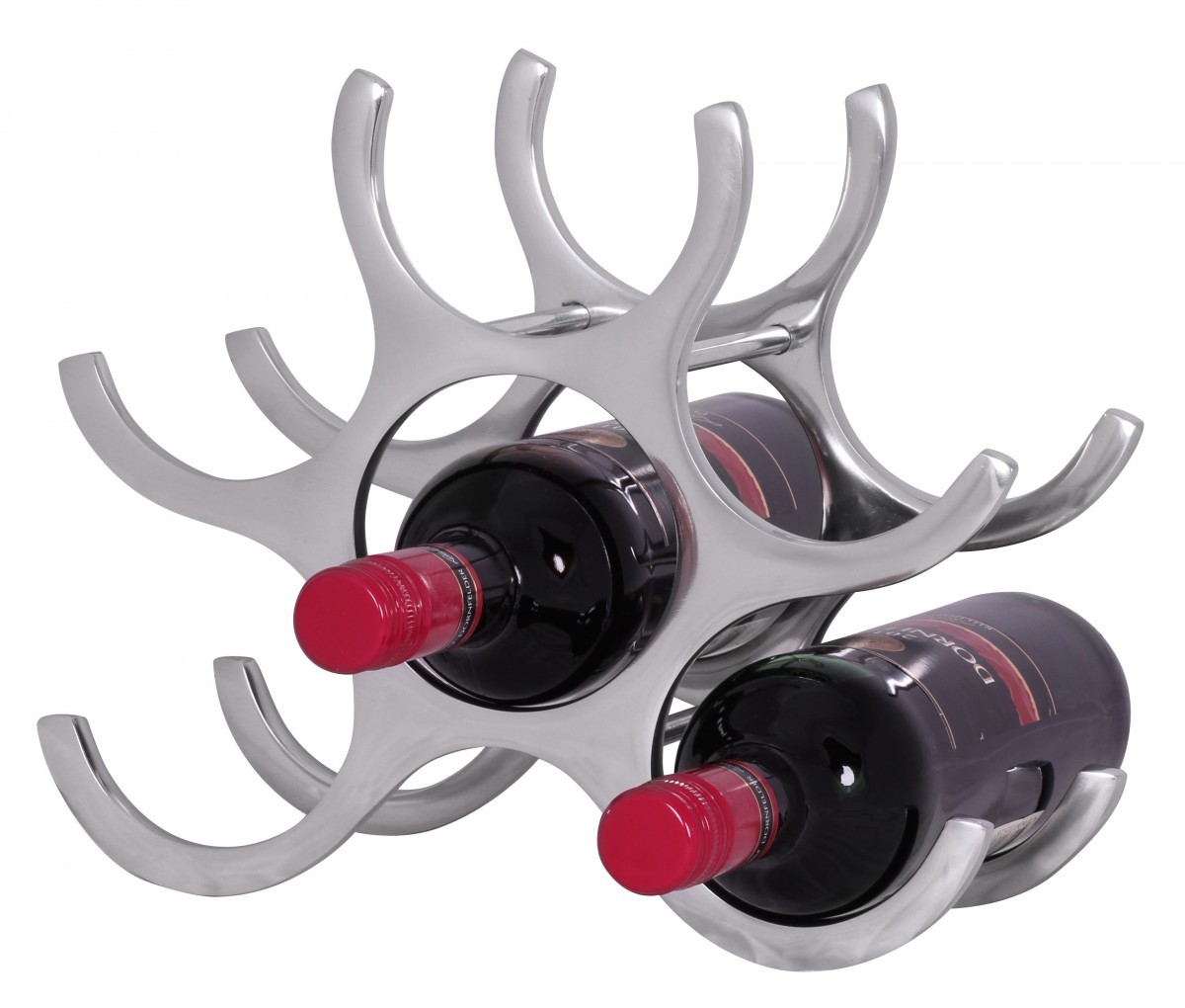 Weinregal - silber - 29 cm