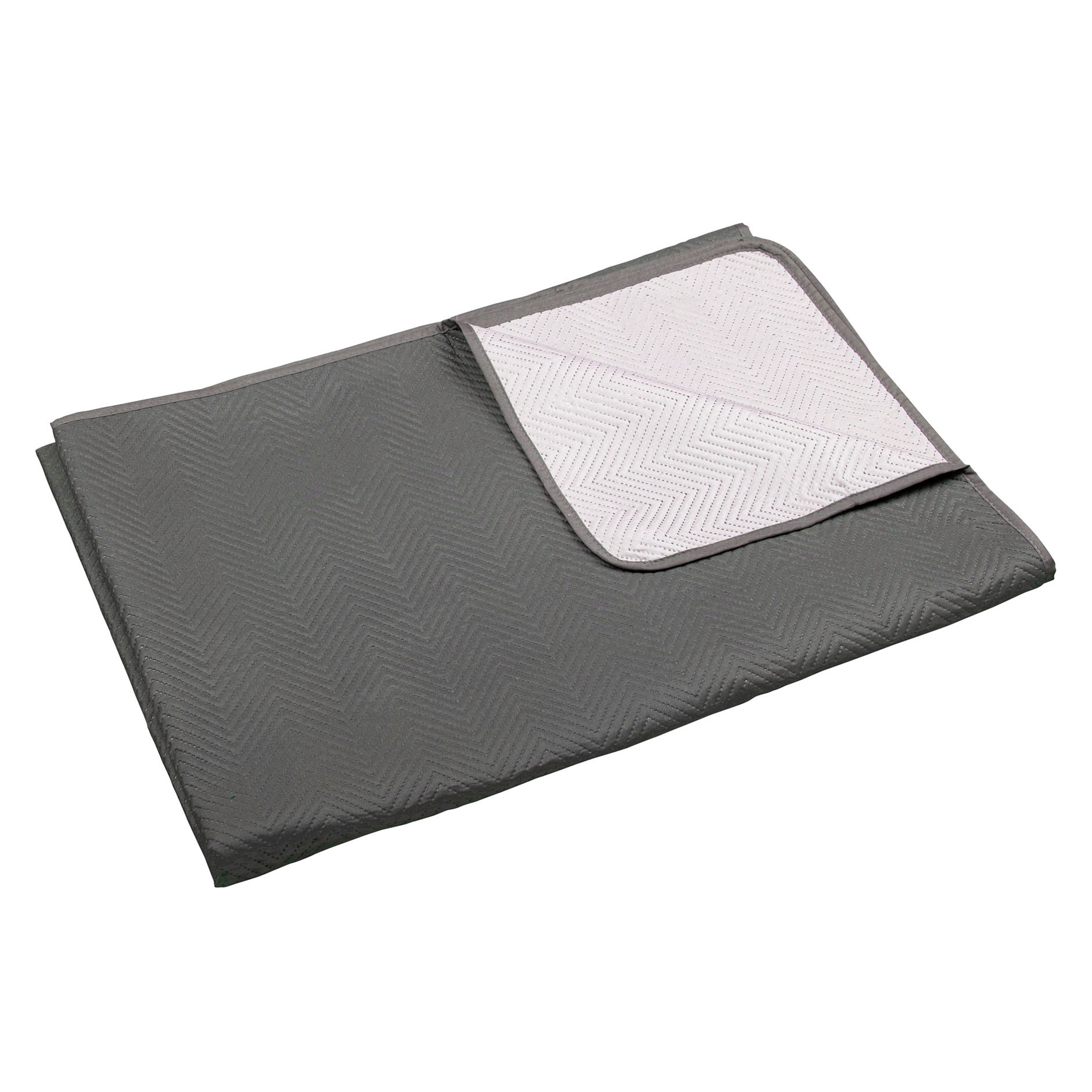Wende-Tagesdecke - anthrazit-silber - 160x220 cm
