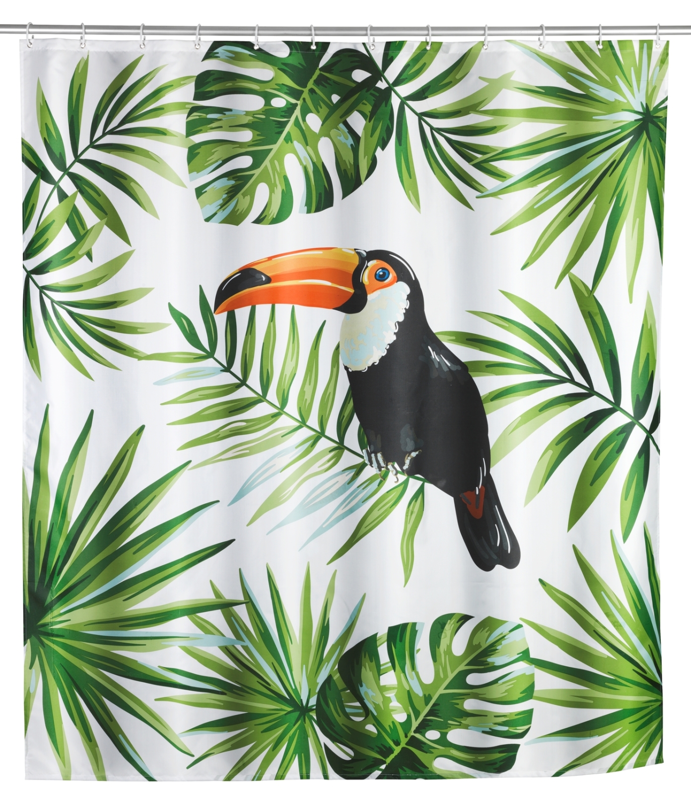 WENKO Duschvorhang TUCAN - 180x200 cm