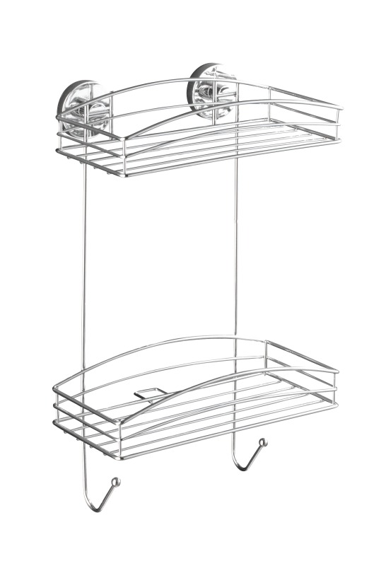WENKO VACUUM-LOC Duschregal - chromfarben
