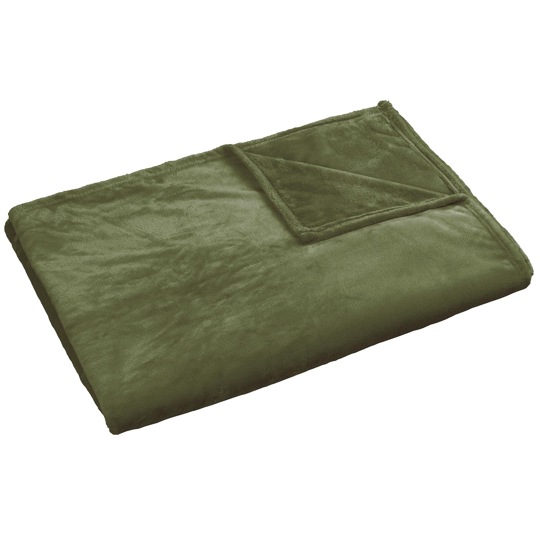Wohndecke - olive - 140x200 cm