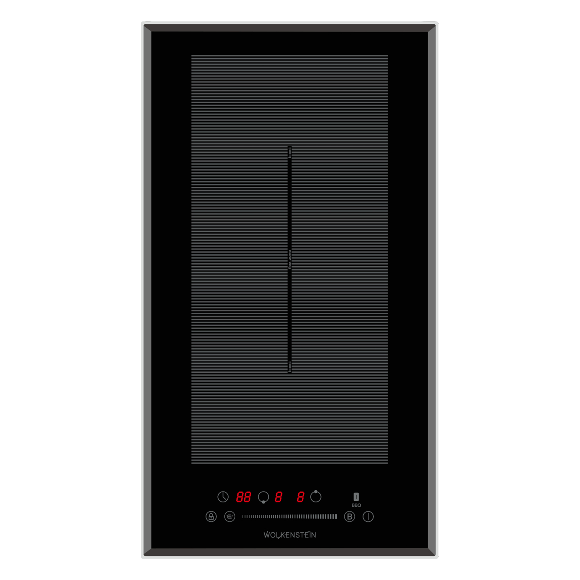 WOLKENSTEIN Einbau-Induktionskochfeld WIF2-FZF - schwarz - 28,8 cm