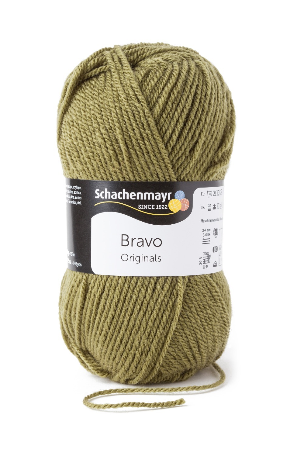Wolle BRAVO - Avocado - 50g