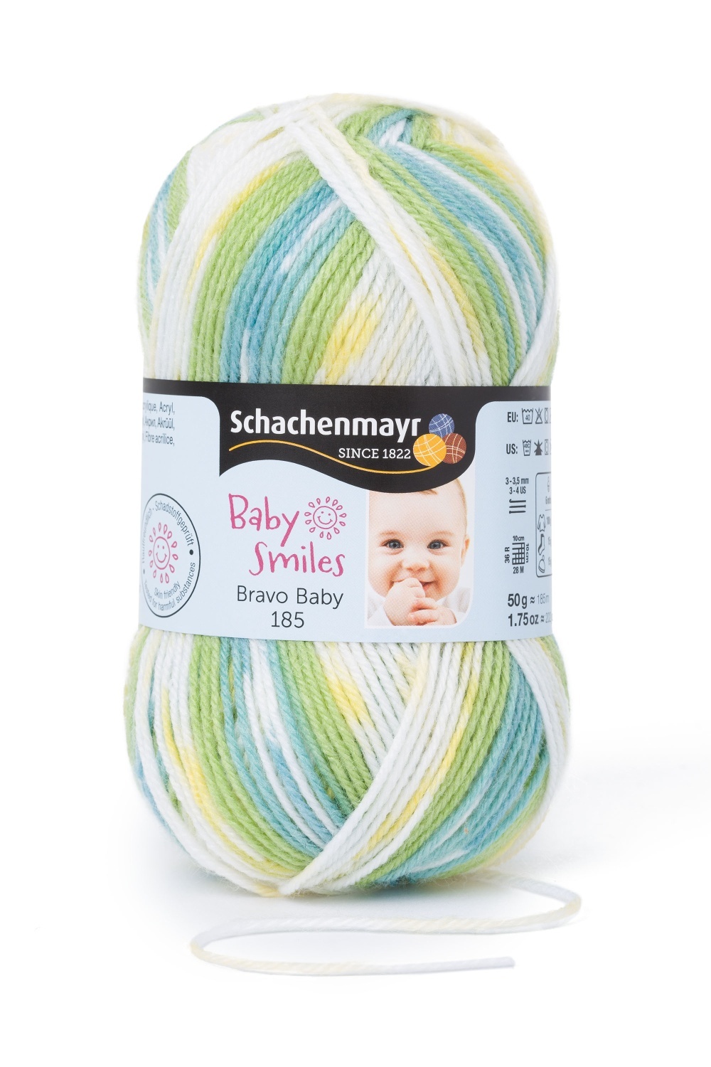 Wolle BRAVO BABY 185 - lukas color - 50g