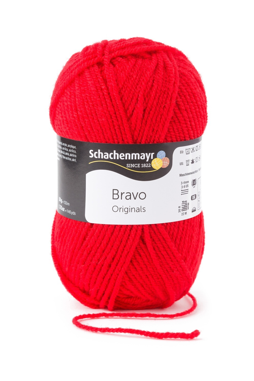 Wolle BRAVO - feuer - 50g