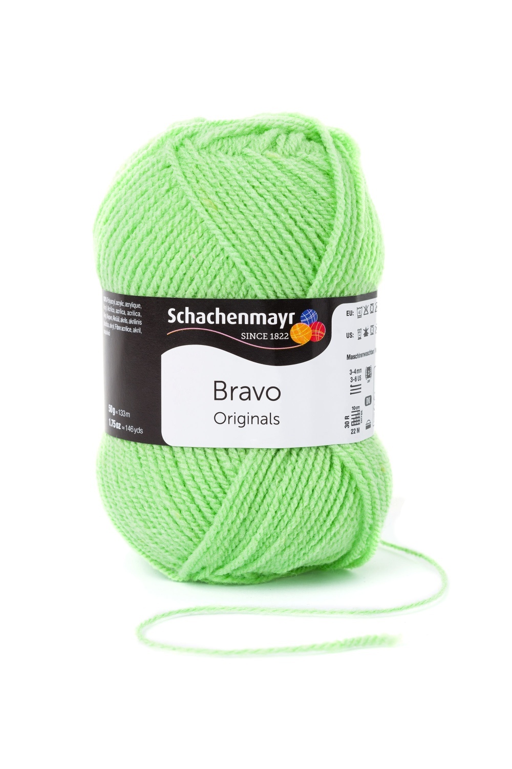 Wolle BRAVO - Kiwi - 50g