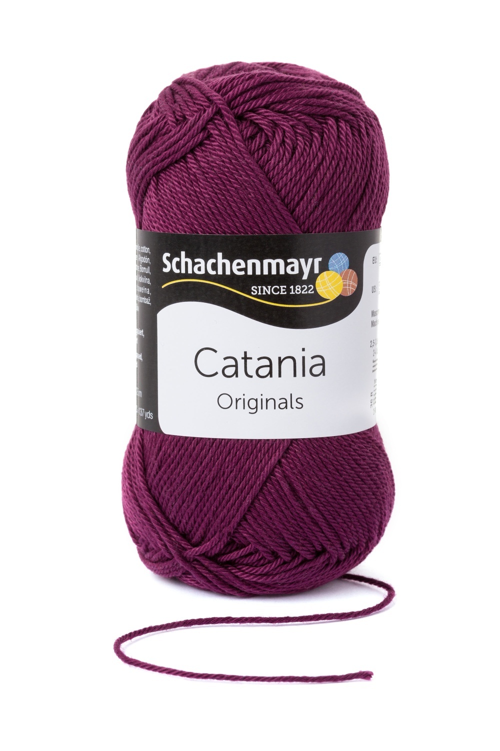 Wolle CATANIA - burgund - 50g