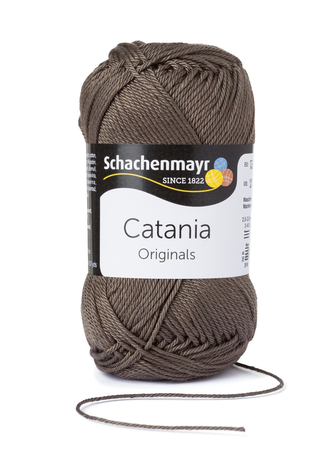 Wolle CATANIA - fango - 50g