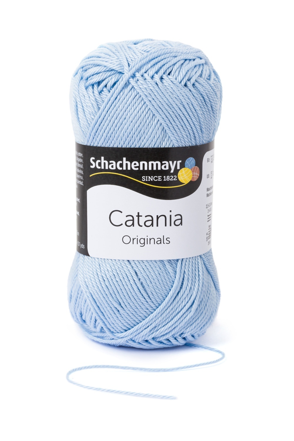 Wolle CATANIA - hellblau - 50g