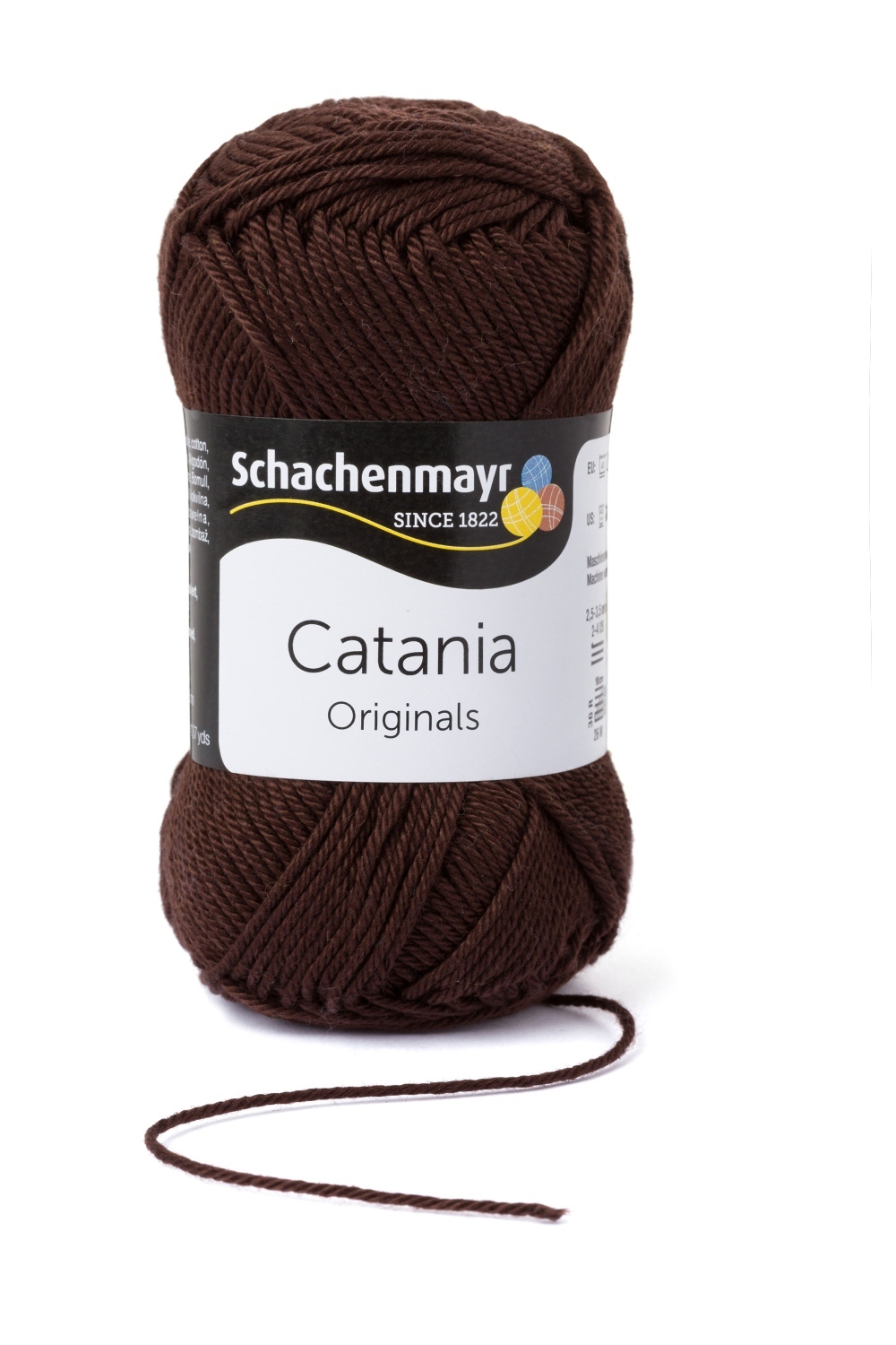 Wolle CATANIA - kaffee - 50g