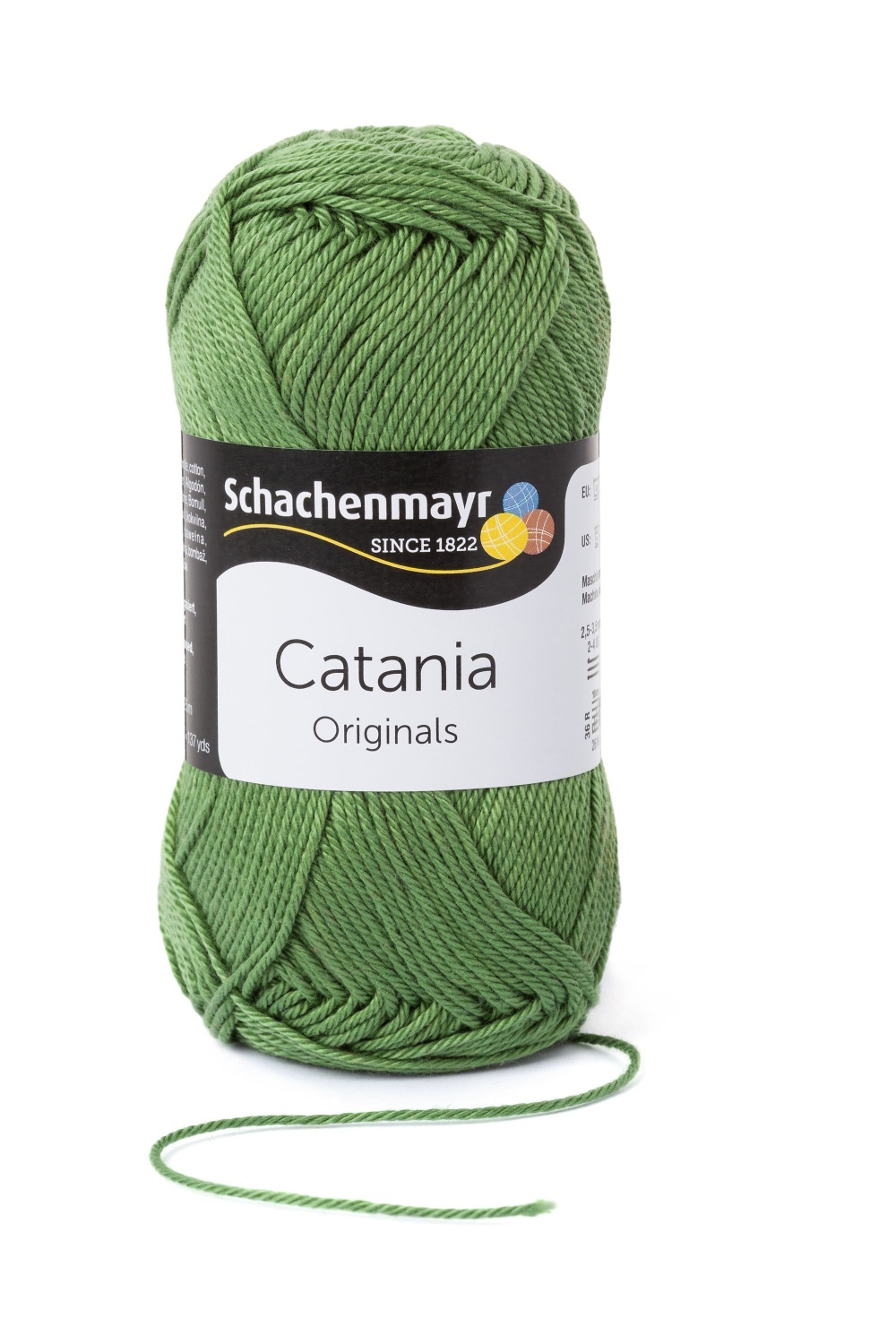 Wolle CATANIA - khaki - 50g