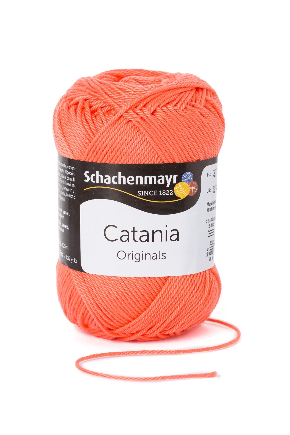 Wolle CATANIA - koralle - 50g