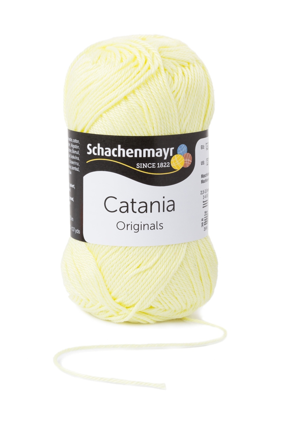 Wolle CATANIA - mimose gelb - 50g
