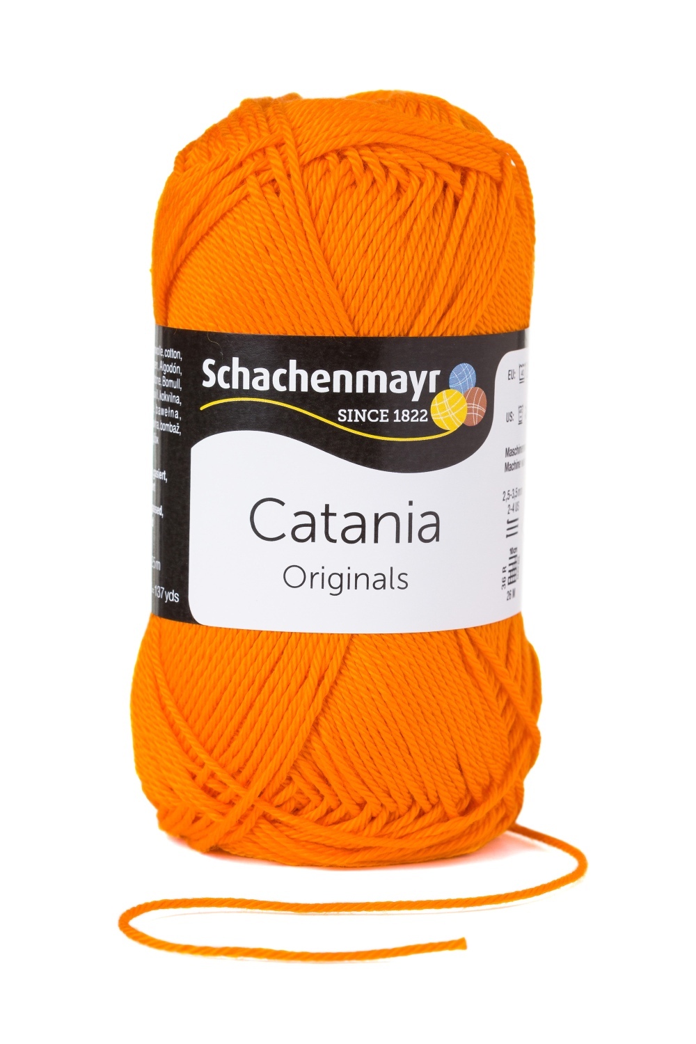 Wolle CATANIA - orange - 50g