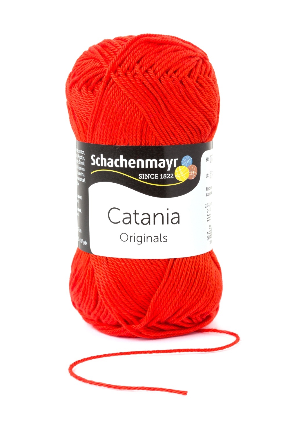 Wolle CATANIA - tomate - 50g