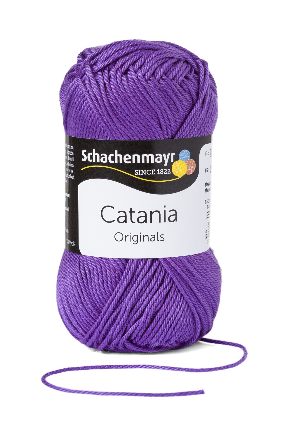Wolle CATANIA - violett - 50g