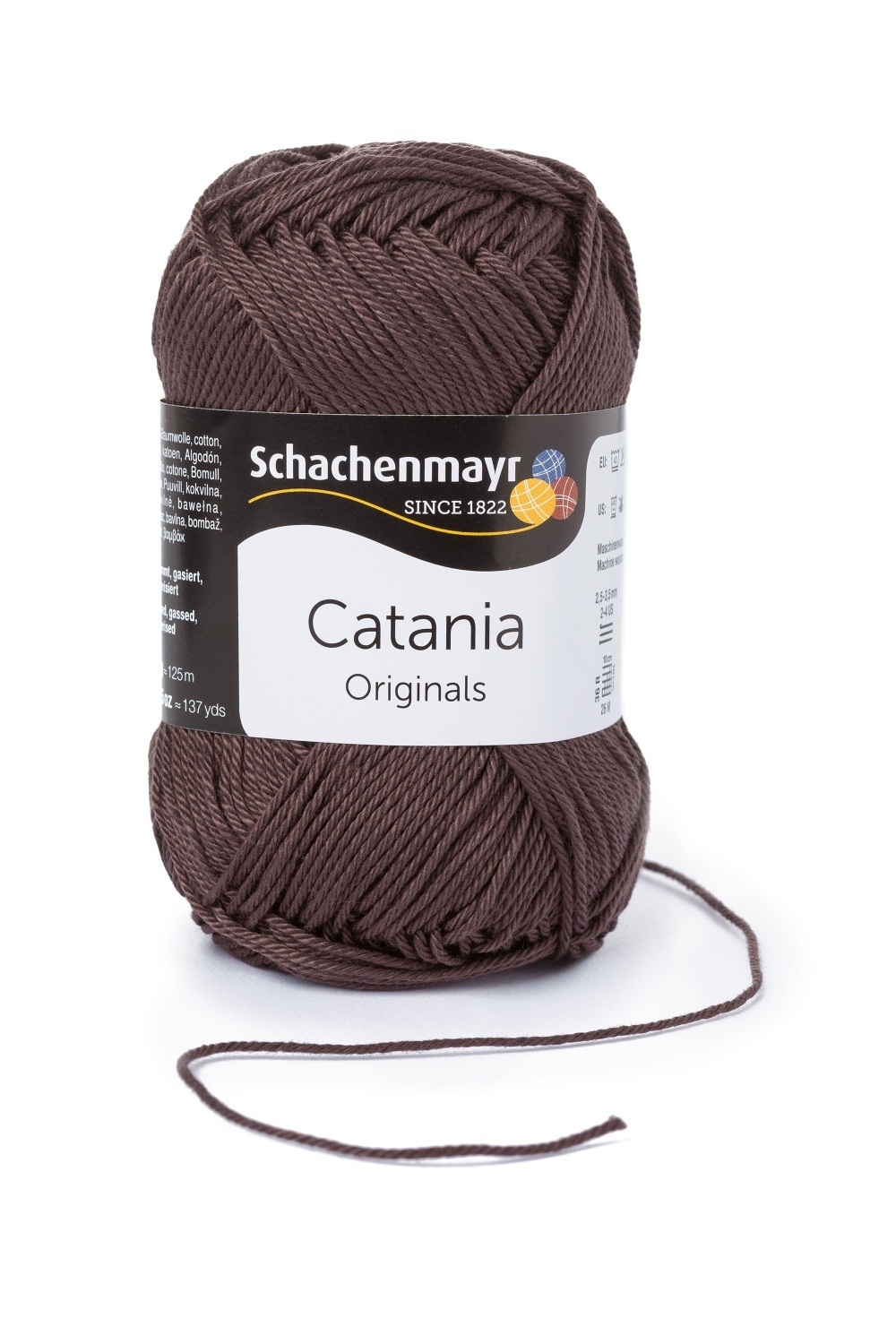 Wolle CATANIA - zartbitter - 50g