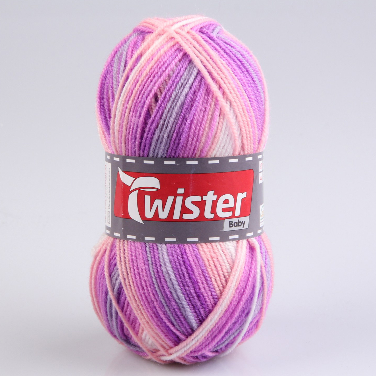 Wolle - flieder - gefleckt - 50g