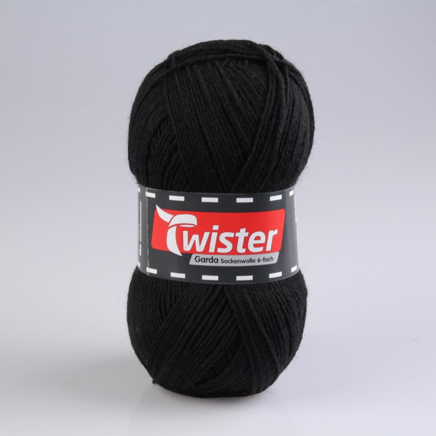 Wolle TWISTER - schwarz - 150g