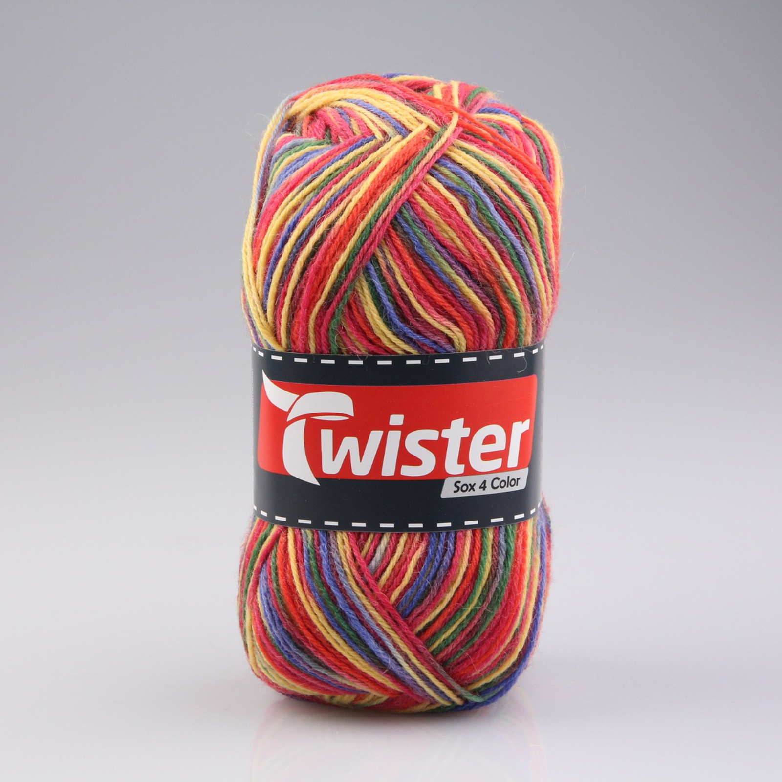 Wolle TWISTER SOX COLOR - rot multi - 100g