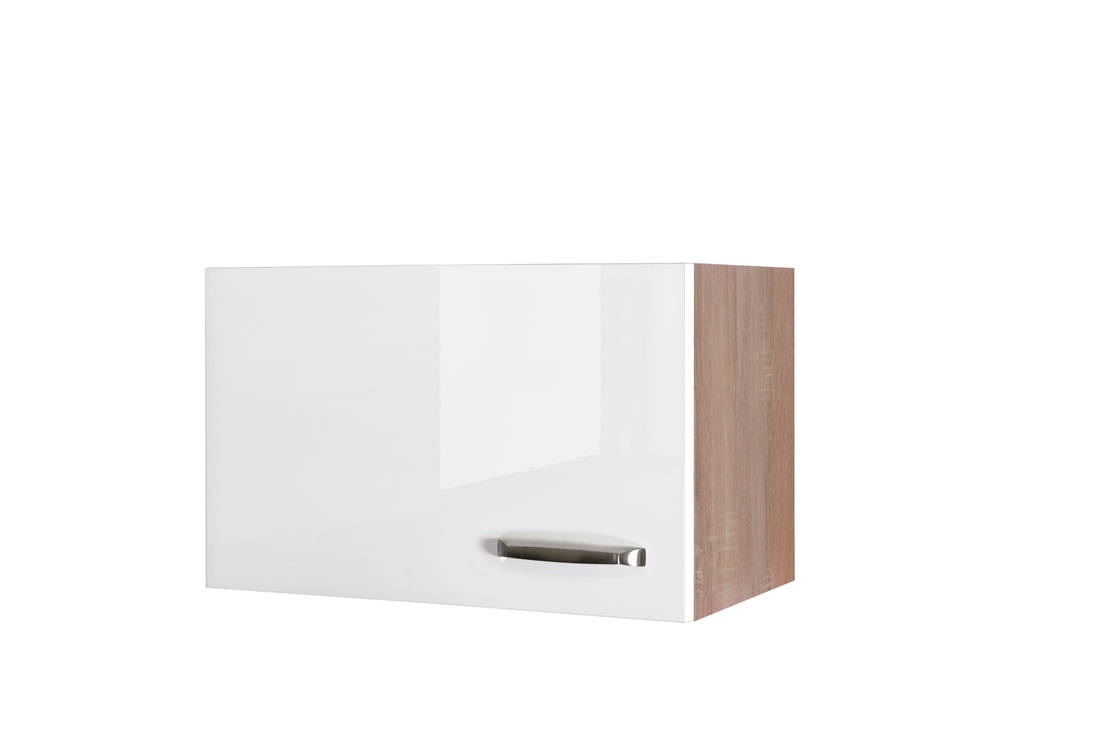 Wrasen-Hängeschrank VALERO - weiß Hochglanz-Sonoma Eiche - 60 cm