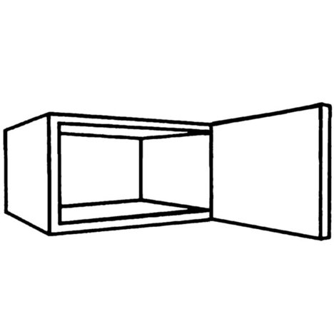 Wrasenhänger MATRIX - weiß Lacklaminat-weiß - 60 cm